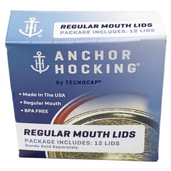 Tecnocap Anchor Hocking Regular Mouth Canning Lid 12 pk