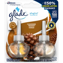 Glade Plug-Ins Cashmere Woods Scent Air Freshener Refill 1.34 oz Liquid
