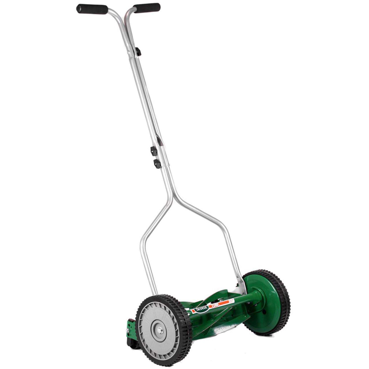 Manual best sale grass mower