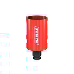 Diablo Demo Demon 1-3/4 in. Carbide Tipped Rough-In 2-3/8 in. L Hole Saw