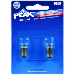 Peak Incandescent Parking/Side Marker/Turn Miniature Automotive Bulb 1445