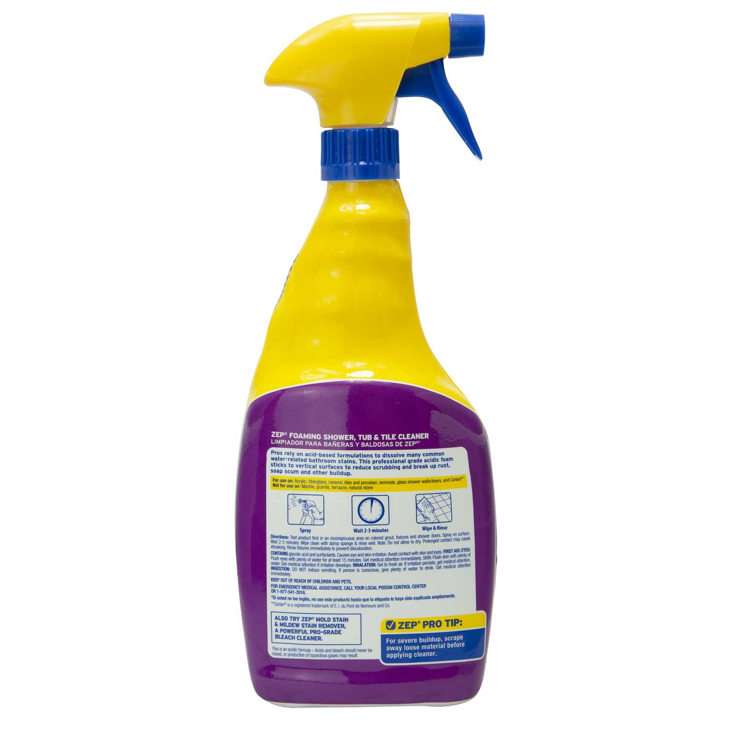 Zep Morning Rain Scent Tub and Tile Cleaner 32 oz Trigger Zep Morning Rain Scent Tub and Tile Cleaner 32 oz Trigger