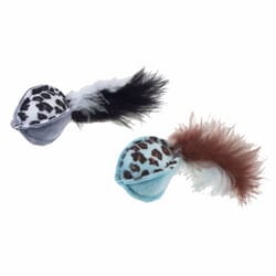 Spot Assorted Animal Print Rattle Catnip Toy 2 pk