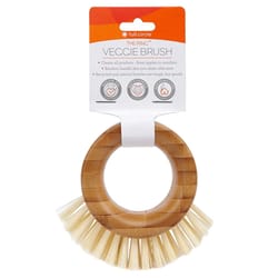 Full Circle The Ring 3.74 in. W Medium Bristle 3.54 in. Bamboo Handle Vegetable Brush