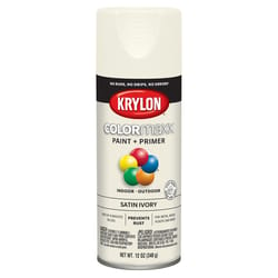 Krylon ColorMaxx Satin Ivory Paint + Primer Spray Paint 12 oz