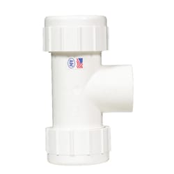 Homewerks Schedule 40 1-1/4 in. Compression X 1-1/4 in. D Compression PVC Compression Tee