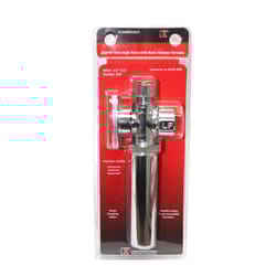 Keeney 1/2 in. FIP X 3/8 in. Compression Brass Quarter Turn Shut-Off Valve