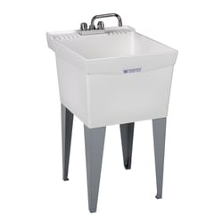 Mustee Utilatub 20 in. W X 24 in. D Single Thermoplastic Laundry Tub