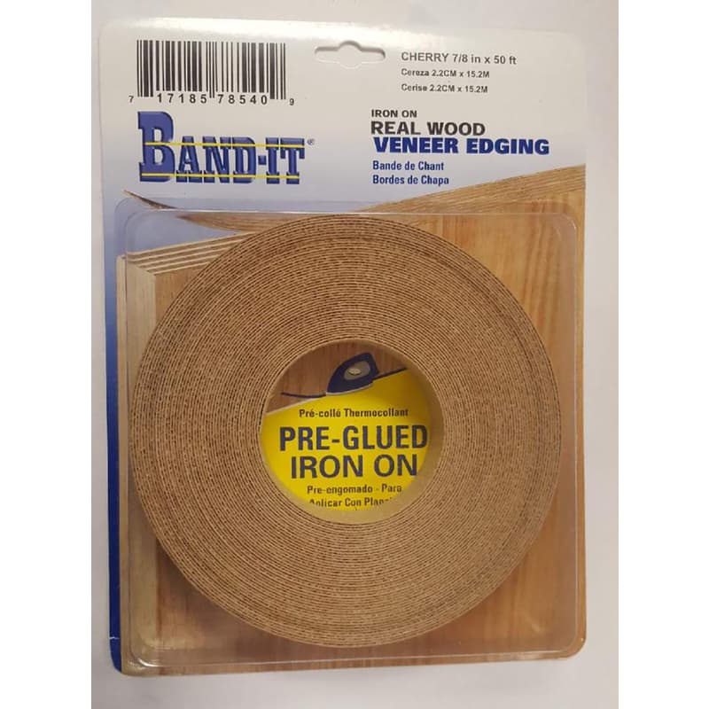 Band-It .030 in. T X 3/4 in. W X 50 ft. L White Melamine Veneer Edging Band-It .030 in. T X 3/4 in. W X 50 ft. L White Melamine Veneer Edging