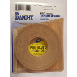 Band-It .030 in. X 7/8 in. W X 50 ft. L Cherry Real Wood Veneer Edging #2/BTR Premium Grade