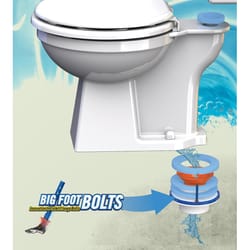 Big Foot Bolts Toilet Bolts Kit Multicolored Aluminum For Universal