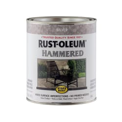 Rust-Oleum Stops Rust Indoor and Outdoor Hammered Silver Protective Paint 1 qt