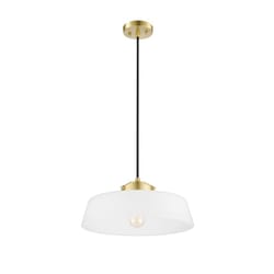 Globe Electric Antique Brass Gold 1 lights Pendant Light