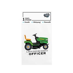 StickerYou Lawn Enforcement Officer Sticker Vinyl 1 pk