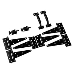 National Hardware Black Steel Shed Kit 1 pk