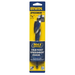 Irwin Speedbor 7/8 in. X 6 in. L Carbon Steel Wood Boring Bit Quick-Change Hex Shank 1 pc