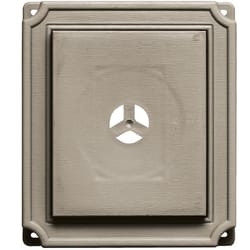 Builders Edge 8 in. H X 8.5 in. W X 1-1/2 in. L Prefinished Clay Vinyl Mounting Block