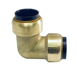 Apollo Tectite Push to Connect 3/4 in. PTC in to X 3/4 in. D PTC Brass 90 Degree Elbow