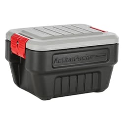 Rubbermaid ActionPacker 12.1 in. H X 14.1 in. W X 20 in. D Stackable Storage Tote