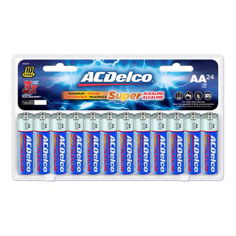 ACDelco AA Alkaline Batteries 24 pk Carded