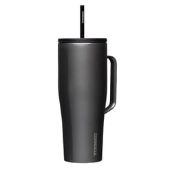 Corkcicle Cold Cup XL 30 oz Ceramic Slate BPA Free Insulated Straw Tumbler