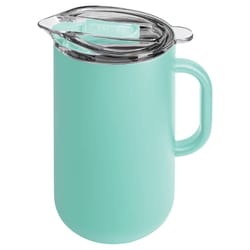 Served 2 L Blue Lemonade Insulated Pitcher Stainless Steel
