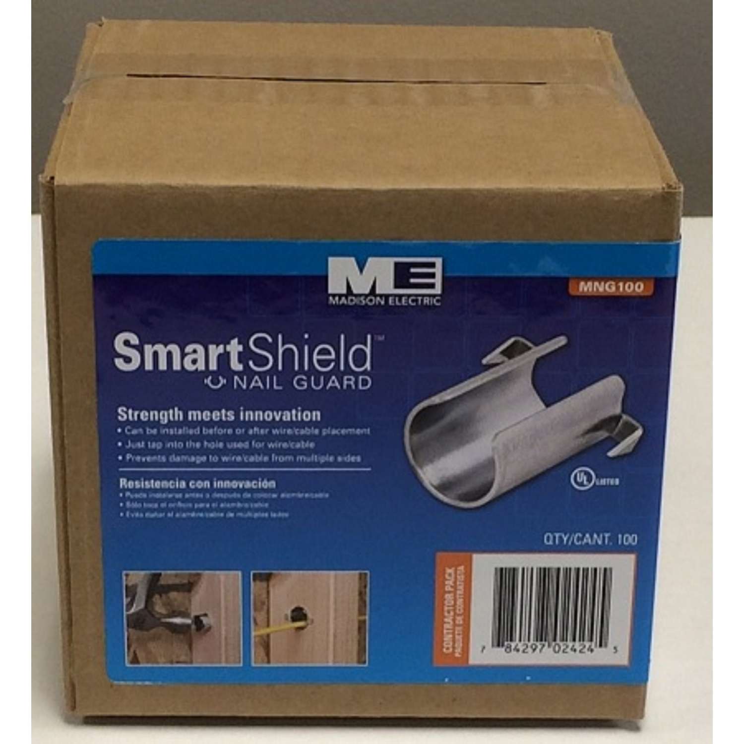 Madison Electric Smart Shield 1 in. L Nail Guard 100 pk Ace Hardware