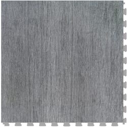 ITtile 20 in. W X 20 in. L Barnwood Gray Vinyl Floor Tile 16.75 sq ft