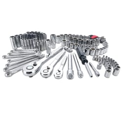 Craftsman 1/4, 3/8 and 1/2 in. drive Metric and SAE 6 and 12 Point Mechanic's Tool Set 135 pc