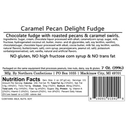 Devon's Mackinac Island Fudge Co. Caramel Pecan Fudge 7 oz