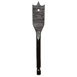 Century Drill & Tool Lazer Spade 7/8 in. X 4 in. L High Speed Steel Spade Bit Hex Shank 1 pc