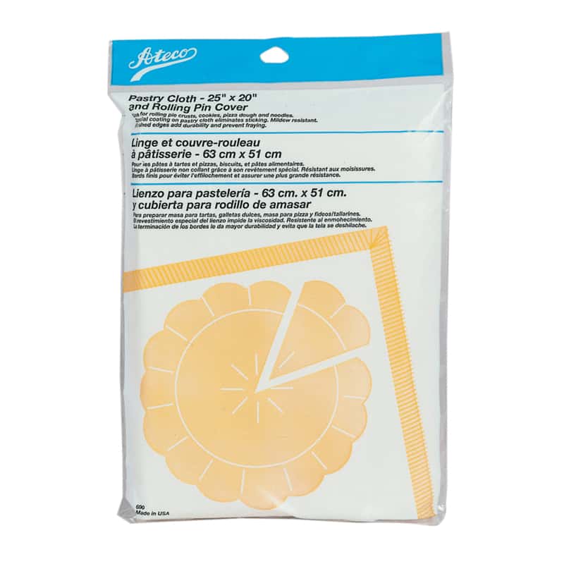 Ateco 20 in. L X 25 in. D Cotton Rolling Pin Covers Ace Hardware