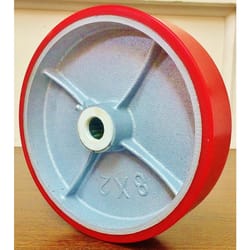 The Fairbanks Company 8 in. D 1260 lb Centered Wheel Polyurethane