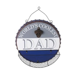 Glitzhome Happy Father's Day Wall sign Iron 1 pc