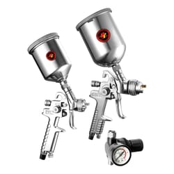 Performance Tool 0 psi Aluminum HVLP Spray Gun Kit