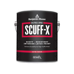 Benjamin Moore Ultra Spec Scuff-X Satin White Paint Interior 1 gal