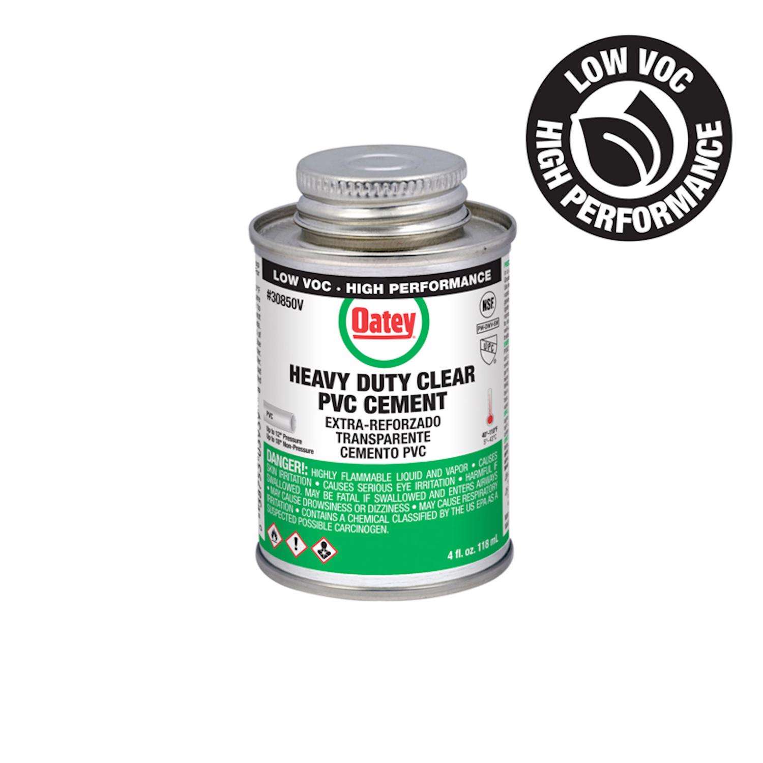 Oatey Clear Cement For Pvc 4 Oz - Ace Hardware