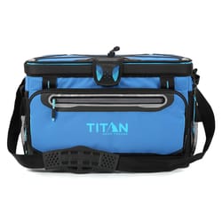 Titan Zipperless HardBody Blue 48 cans Soft Sided Cooler
