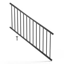 Fortress Building Products Inspire Railing 32.5 in. H X 72 in. W X 2 in. L Aluminum Stair Rail Panel