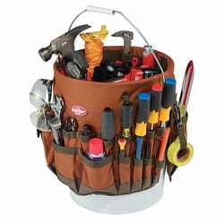 Bucket Boss Bucketeer 11 in. W X 11 in. H Polyester Bucket Organizer 30 pocket Brown 1 pc