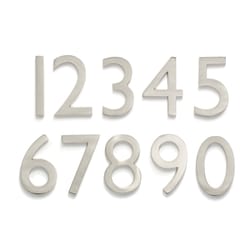 Architectural Mailboxes 4 in. Silver Brass Screw-On Number 2 1 pc