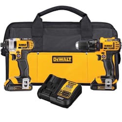 DeWalt 20V MAX Cordless Brushed 2 Tool Combo Kit