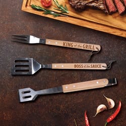 P Graham Dunn Silver Grill Tool Set 1 pk