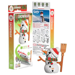 Safari Ltd. Eugy Snowman 3D Puzzle Multicolored