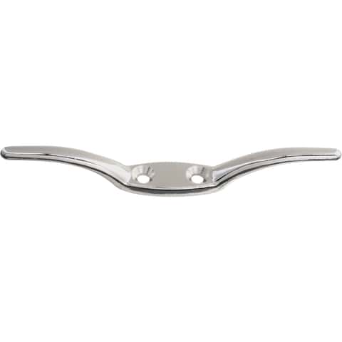 National Hardware Nickel-Plated Zinc Rope Cleat 30 lb. cap. 6 in. L