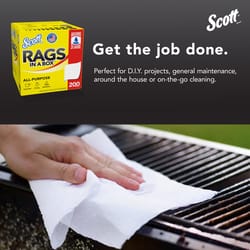 Scott Paper Rags 12 in. W X 10 in. L 200 pc