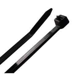 Steel Grip 8 in. L Black Reusable Tie Strap 25 pk