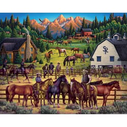 Boardwalk Sunrise Ranch Jigsaw Puzzle Multicolored 1000 pc