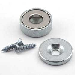 Magnet Source .281 in. L X .875 in. W Silver Neodymium Super Latch Magnets 23 lb. pull 1 pc
