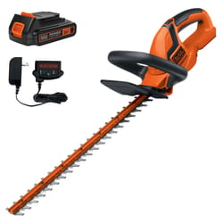 Black+Decker 22 in. 20 V Battery Hedge Trimmer Kit (Battery & Charger)